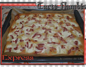 Tarte flambée express