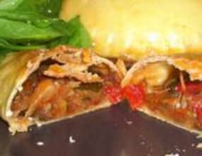 Cocas à la ratatouille