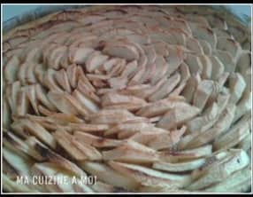 Tarte aux pommes et amandes