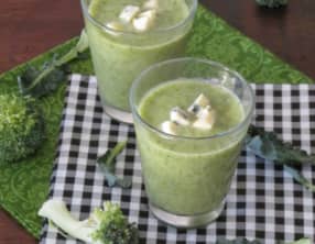 Soupe de brocolis au gorgonzola