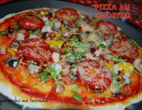 Pizza au chorizo