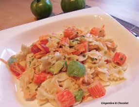 Salade de pâtes au surimi