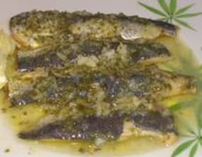 Sardines marinées à l'huile d'olive et au citron