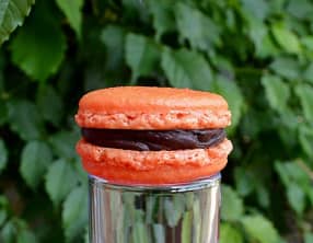 Macaron chocolat noir gingembre de Goa