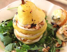 Poire au gorgonzola et au miel