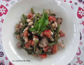 Duo de haricots en salade