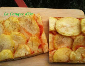 Sfincione aux pommes de terre