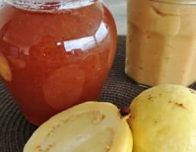 La marmelade et sa gelée de goyaves blanches