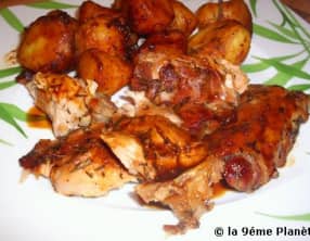 Gigot de chevreau au miel et citron