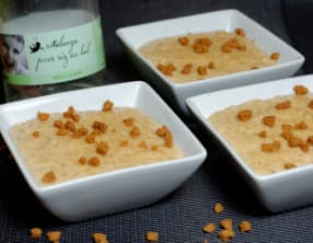 Riz au lait au spéculoos