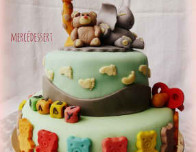 Shower baby cake