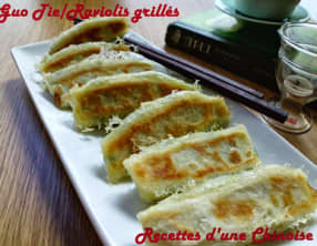 Guō tiē : raviolis grillés à la poêle