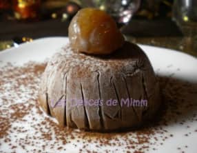 Parfait glacé chocolat-marrons