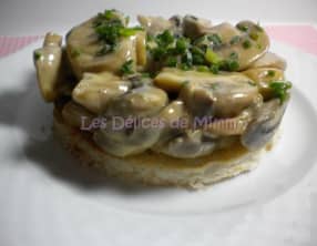 Toast aux champignons