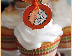 Cupcakes meringués au lemon curd