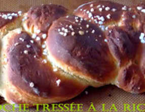 Brioche tressée à la ricotta