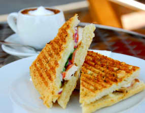 Paninis au jambon de Parme