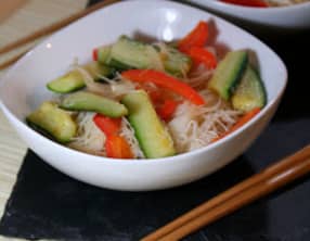 Vermicelles de Riz sautés aux Légumes