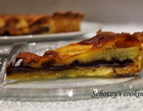 Tarte aux poires au chocolat