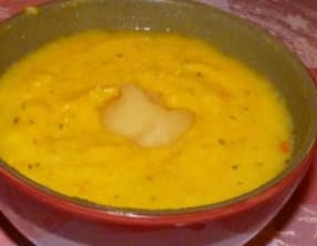 Velouté panais - potimarron et une touche de miel