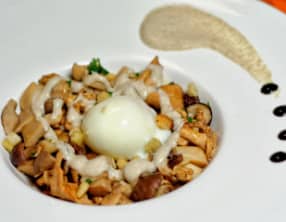 Oeuf parfait aux cèpes