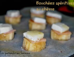 Bouchées apéritives au chévre