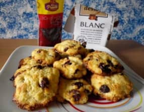 Cookies aux cranberries et chocolat blanc