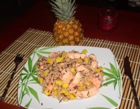 Saumon frais à l'ananas