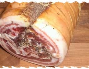 Petit salé roulé maison