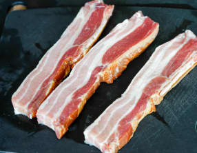 Parer une bande de lard