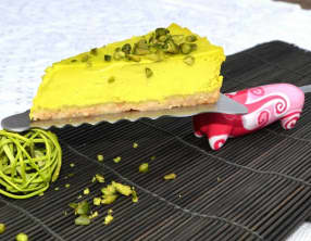 Cheesecake pistache citron vert