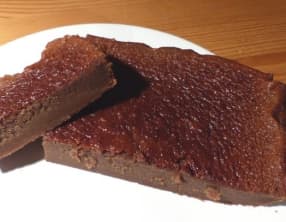 Fondant chocolat compote sans beurre