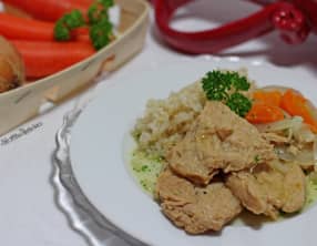 Blanquette de ma grand-mère aux PST