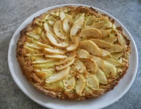 Tarte poires amandine