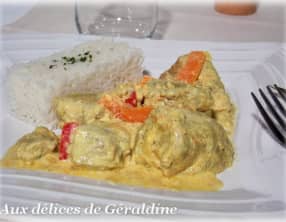 Filet mignon de porc au curry