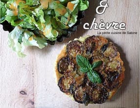 Tatin de courgette au chèvre