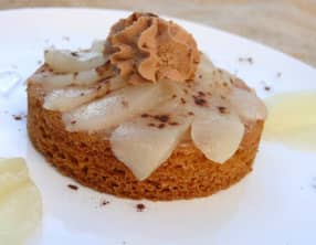 Tartelettes poire-chocolat Caramélia