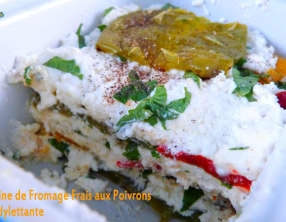 Terrine de fromage frais aux poivrons