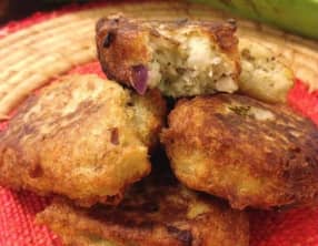 Les croquettes de bananes vertes