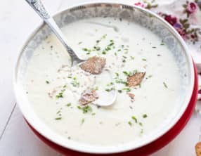 Velouté de Camembert à la truffe noire