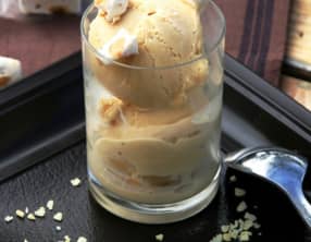 Glace au caramel