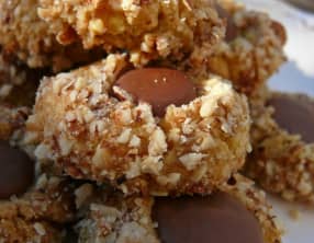 Nids aux noisettes et chcocolat Caramélia