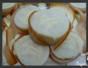 Roulades de Marlin au Coeur de Palmiste Frais et sa Sauce Hollandaise