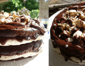 Dacquoise Cake au Chocolat au Lait