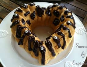 Biscuit de Savoie et Coulis chocolat