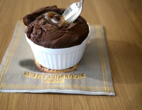 Coulant chocolat à la crème de marrons