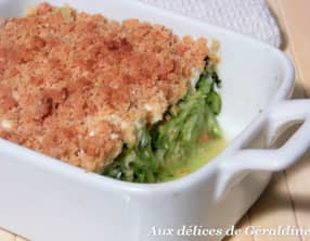 Crumble de courgettes au chèvre frais