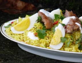 Kedgeree au maquereau fumé