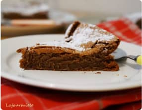 Gâteau au chocolat meringué