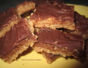 Carrés chocolat caramel